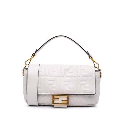 Fendi Baguette Leather Red Shoulder Bag Style 28