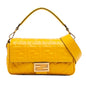 Fendi Baguette Leather Red Shoulder Bag Style 35
