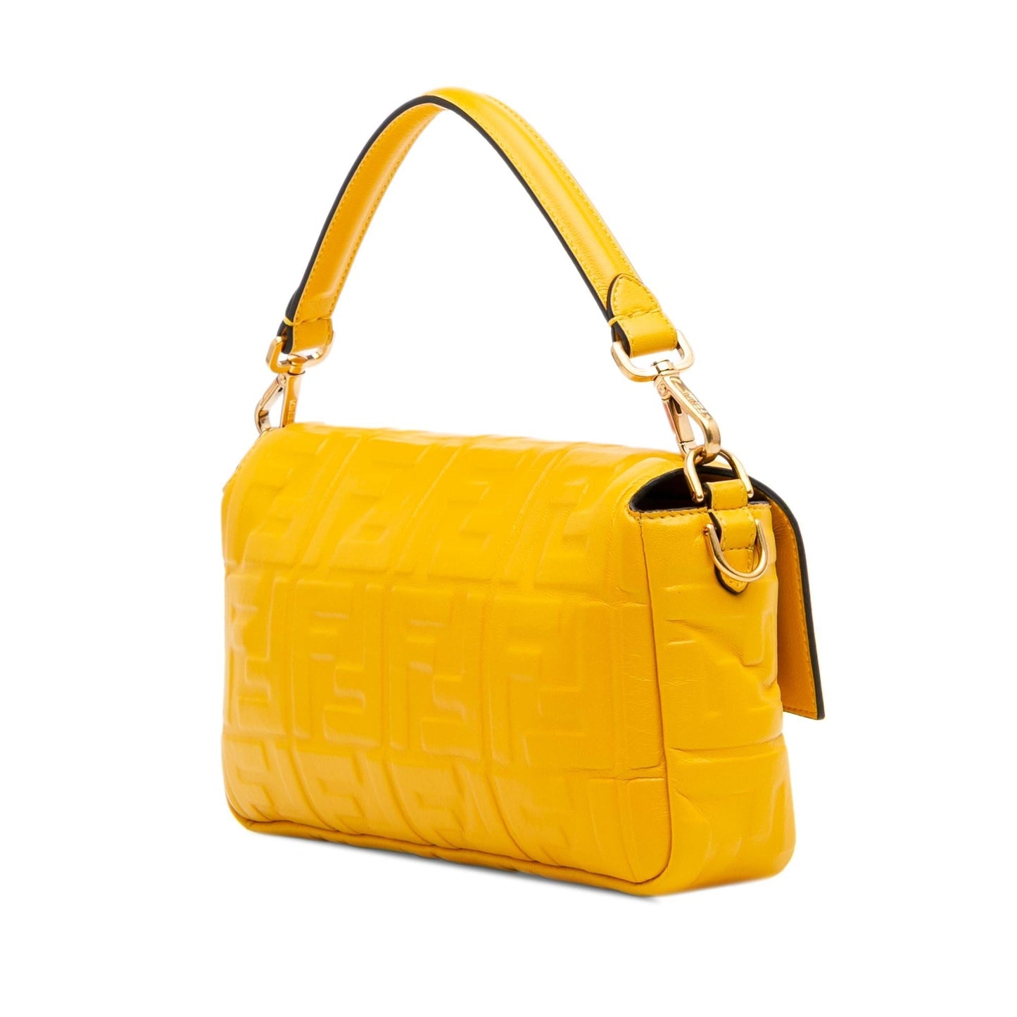 Fendi Baguette Leather Red Shoulder Bag Style 35