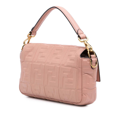 Fendi Baguette Leather Red Shoulder Bag Style 49