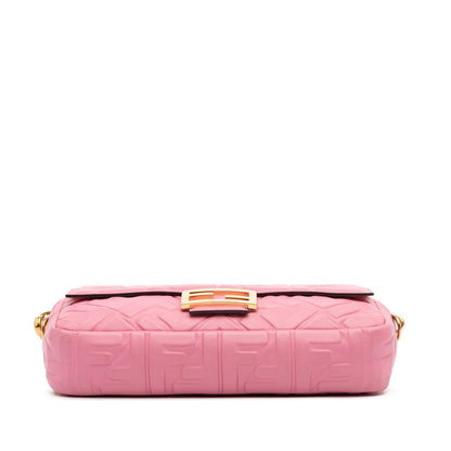 Fendi Baguette Leather Red Shoulder Bag Style 61