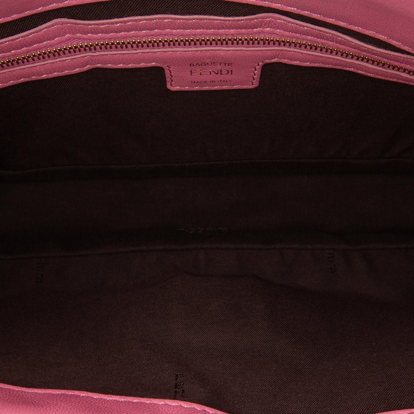 Fendi Baguette Leather Red Shoulder Bag Style 61