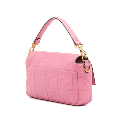 Fendi Baguette Leather Red Shoulder Bag Style 61