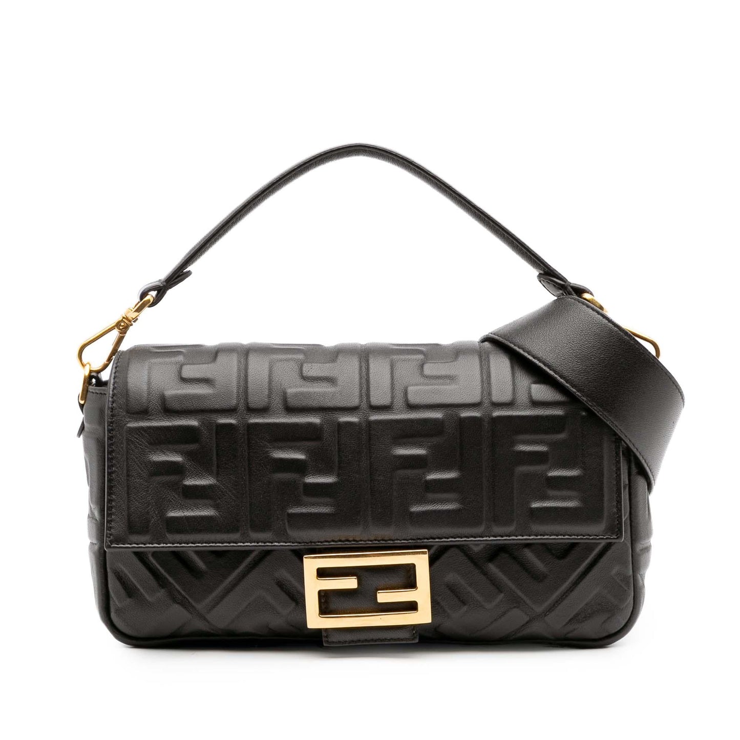 Fendi Baguette Leather Red Shoulder Bag Style 65