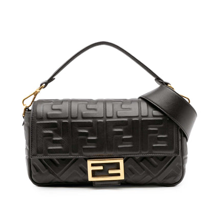 Fendi Baguette Leather Red Shoulder Bag Style 65