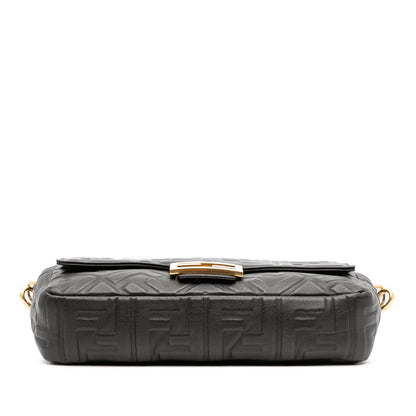 Fendi Baguette Leather Red Shoulder Bag Style 66