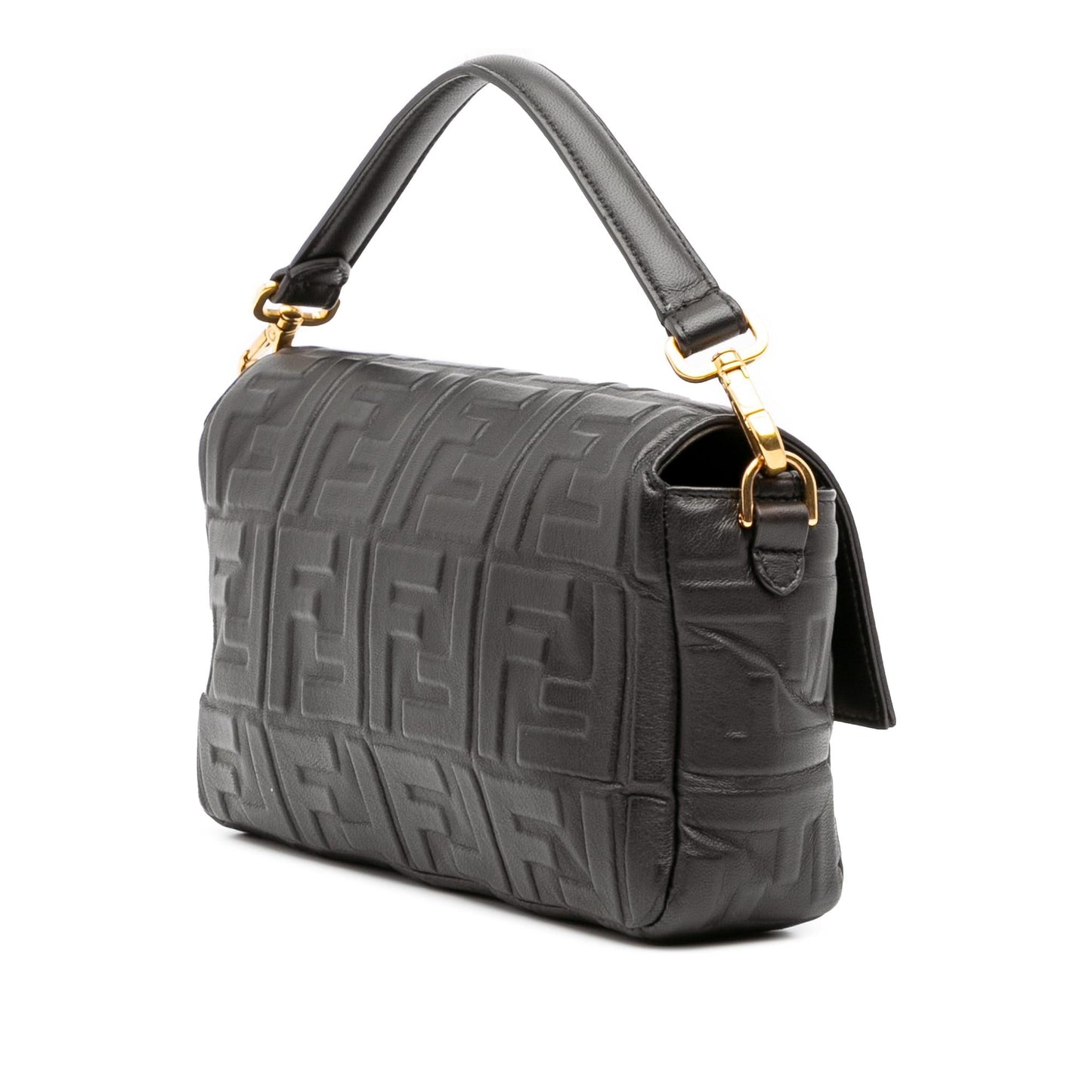 Fendi Baguette Leather Red Shoulder Bag Style 66