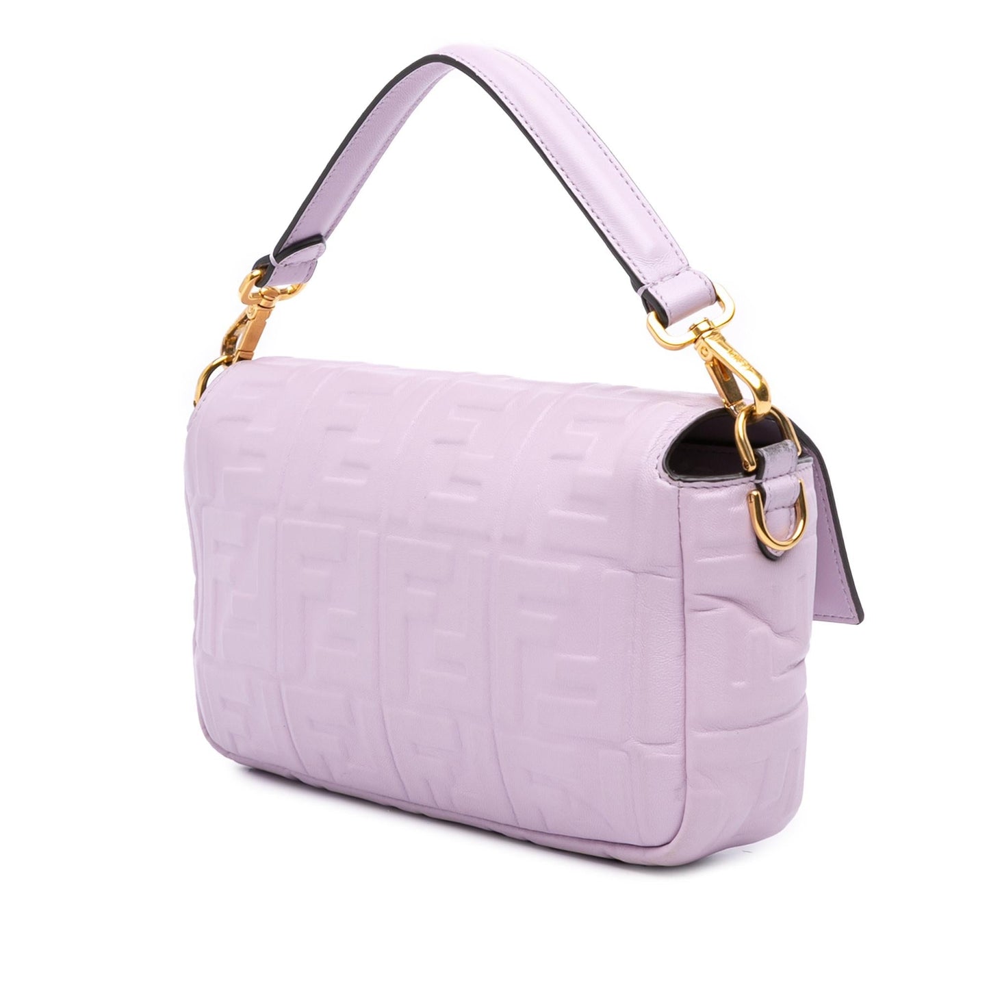 Fendi Baguette Leather Red Shoulder Bag Style 68