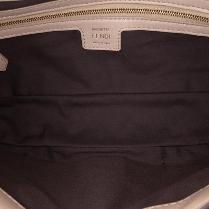 Fendi FF Embossed 1974 Mini Baguette Shoulder Bag