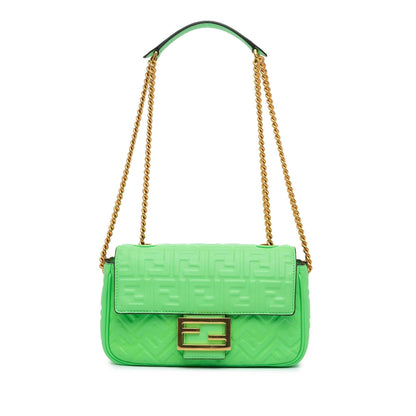 Fendi Baguette Leather Red Shoulder Bag Style 42