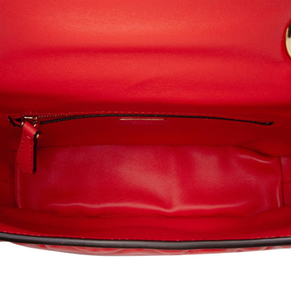 Fendi Baguette Leather Red Shoulder Bag Style 63