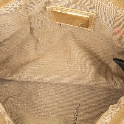 Fendi Mini Zucca Embossed Leather Baguette Satchel Shg-Cd0Erc