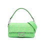 Fendi Baguette Leather Red Shoulder Bag