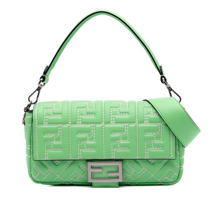 Fendi Baguette Leather Red Shoulder Bag Style 88
