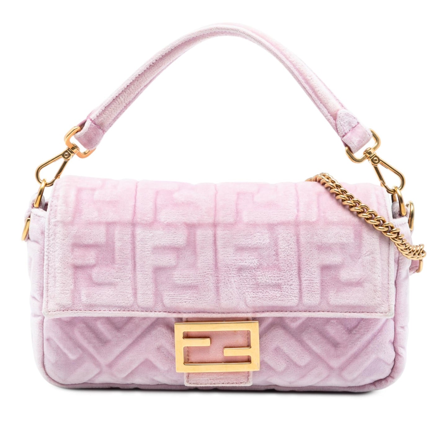 Fendi Baguette Zucchino Red Shoulder Bag Style 20