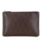 Fendi Zucca Embossed Zip Pouch (SHG-pMFnGr)