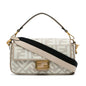 Fendi Zucca Embroidered Baguette Satchel (SHG-8kCI03)