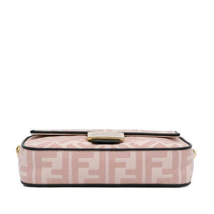 Fendi Zucca Embroidered Baguette Satchel (SHG-3Y1aJA)