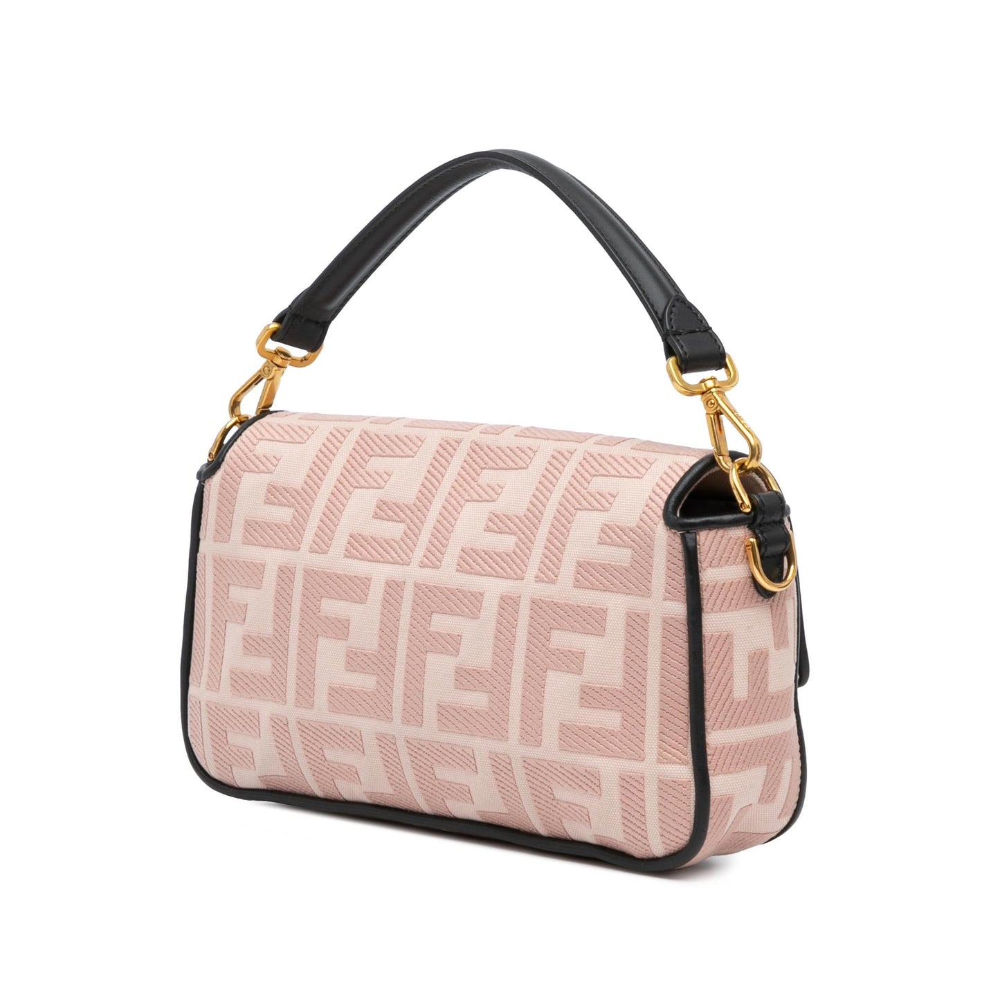 Fendi Baguette Canvas Red Shoulder Bag Style 9