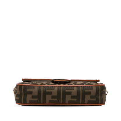 Fendi Baguette Canvas Red Shoulder Bag Style 14