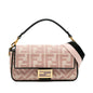 Fendi Baguette Canvas Red Shoulder Bag Style 13