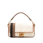 Fendi Baguette Canvas Red Shoulder Bag Style 28