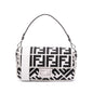 Fendi Baguette Canvas Red Shoulder Bag Style 39