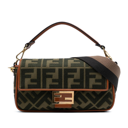 Fendi Baguette Zucchino Red Shoulder Bag Style 17