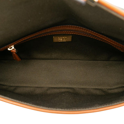 Fendi Baguette Canvas Red Shoulder Bag Style 52