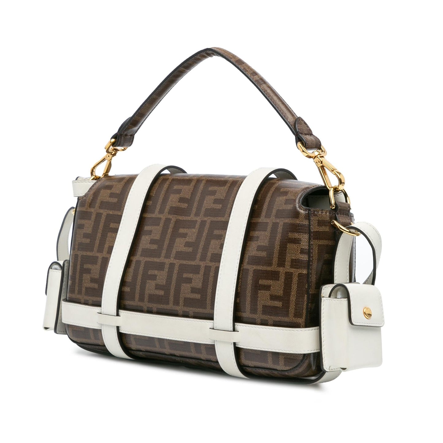 Fendi Baguette Zucca Red Shoulder Bag Style 15