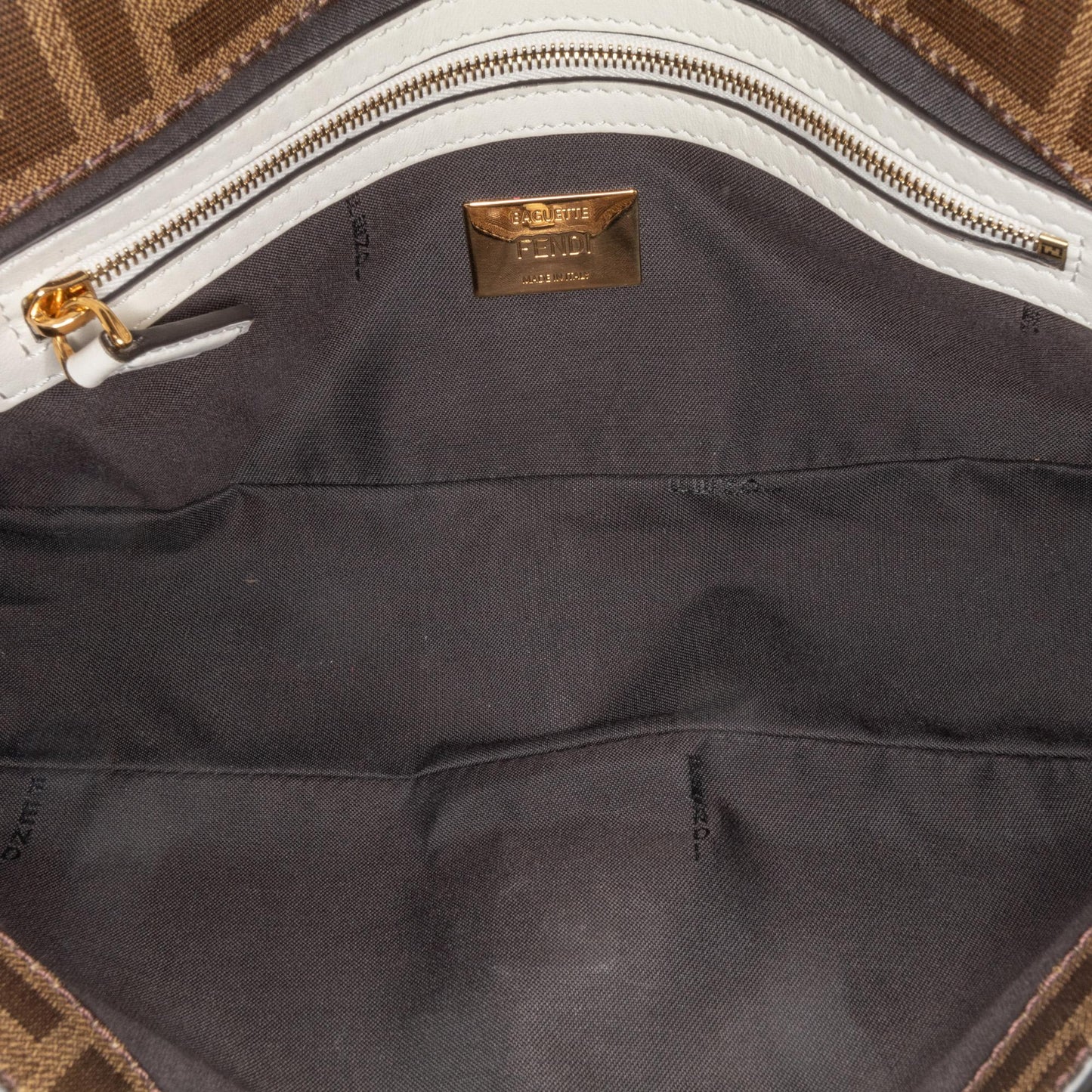 Fendi Baguette Zucca Red Shoulder Bag Style 20