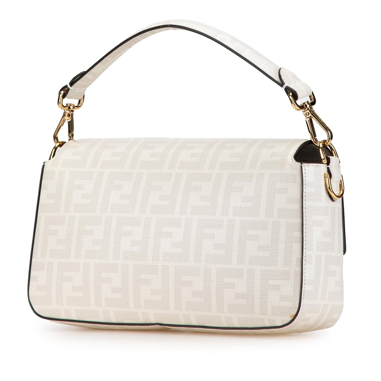Fendi Baguette Canvas Red Shoulder Bag Style 8