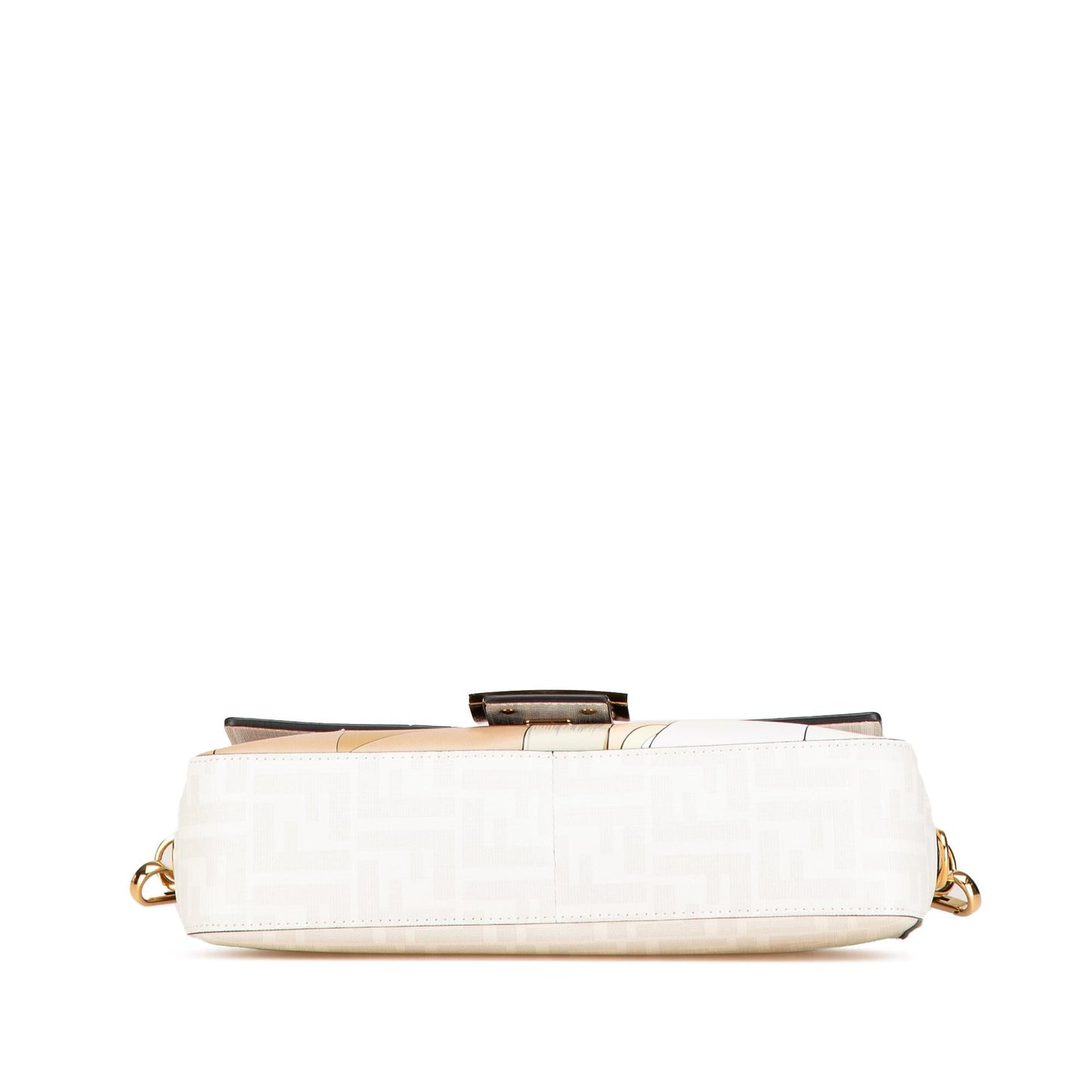 Fendi Baguette Canvas Red Shoulder Bag Style 23