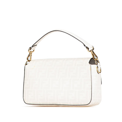Fendi Baguette Canvas Red Shoulder Bag Style 23