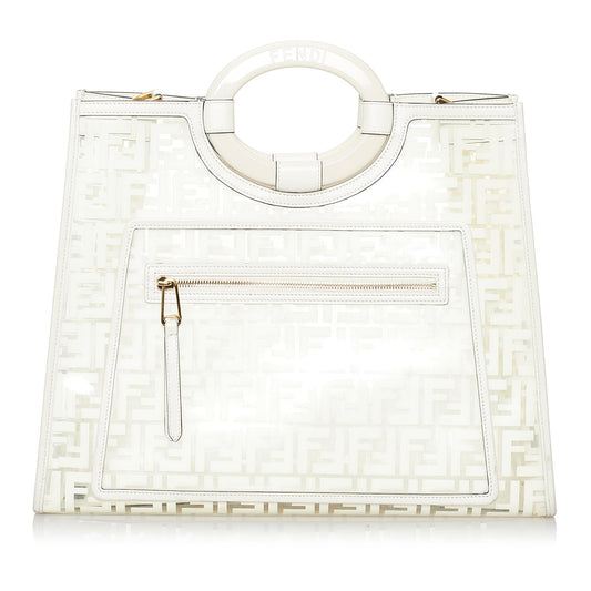 Fendi Zucca Runaway Shopper Satchel (SHG-29776)