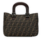 Fendi Zucca Twins Canvas Handbag (SHG-OGbi0G)