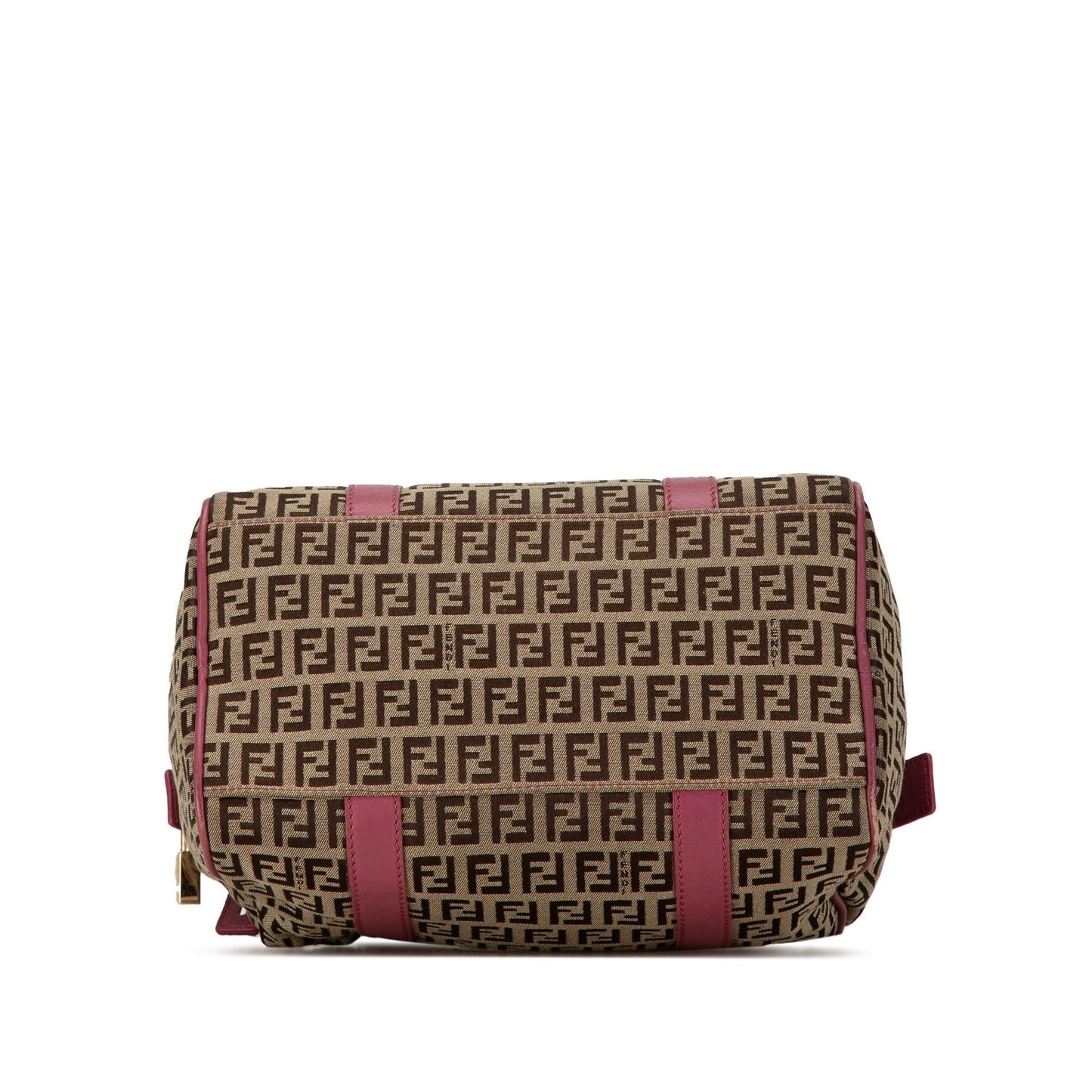 Fendi Zucchino Canvas Boston Bag (SHG-PFRtyP)