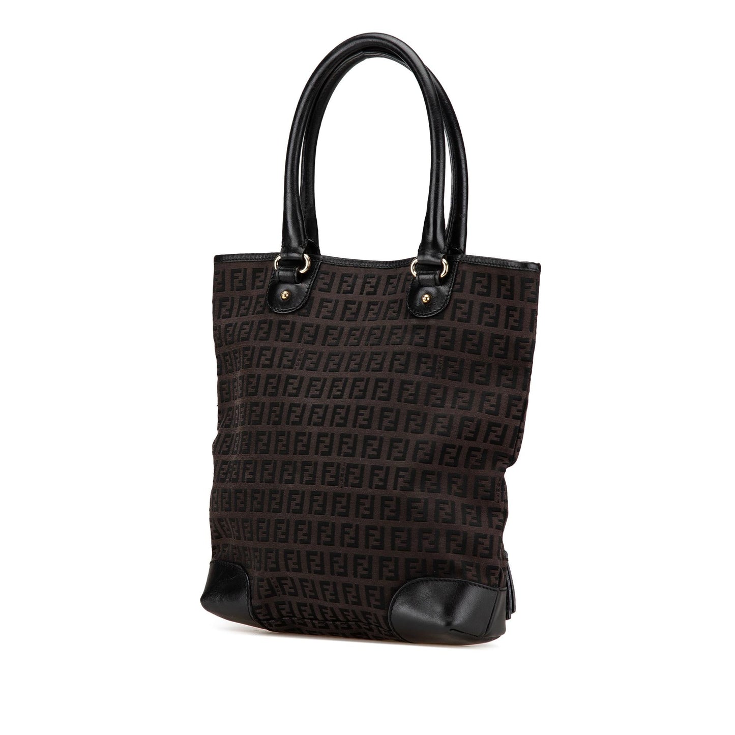 Fendi Tote Zucchino Red Tote Bag Style 37
