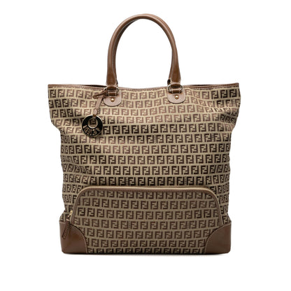 Fendi Tote Zucchino Red Tote Bag Style 79
