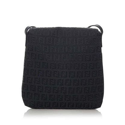 Fendi Zucchino Canvas Crossbody Bag (SHG-7fKD8B)