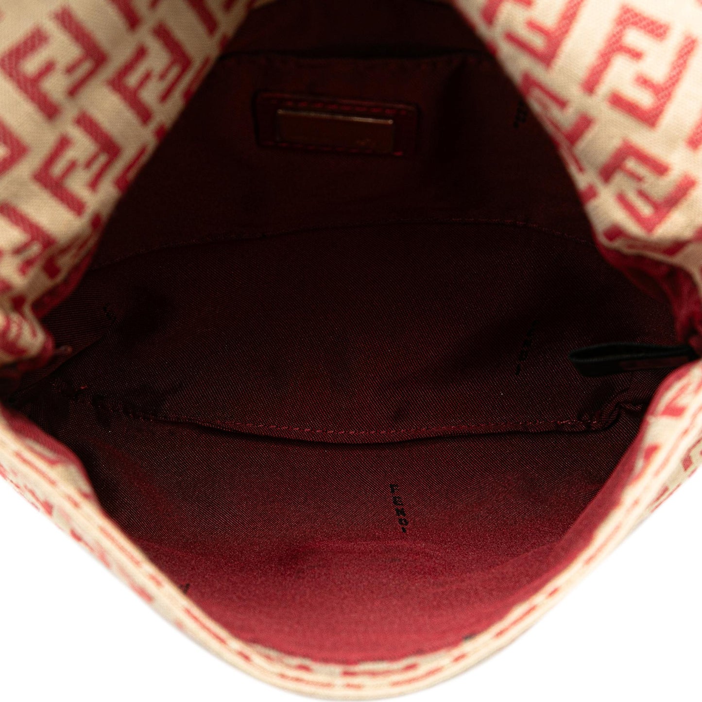 Fendi Tote Zucchino Red Tote Bag Zucchino