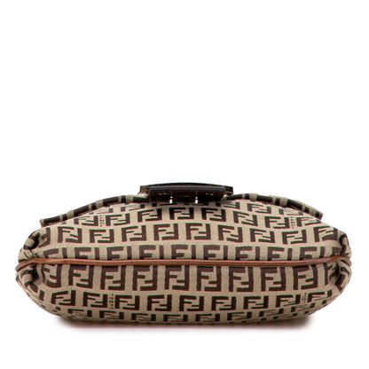 Fendi Medium Embossed Lycra Baguette Satchel