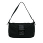 Fendi Zucchino Canvas Double Flap Baguette (SHG-l5oJft)