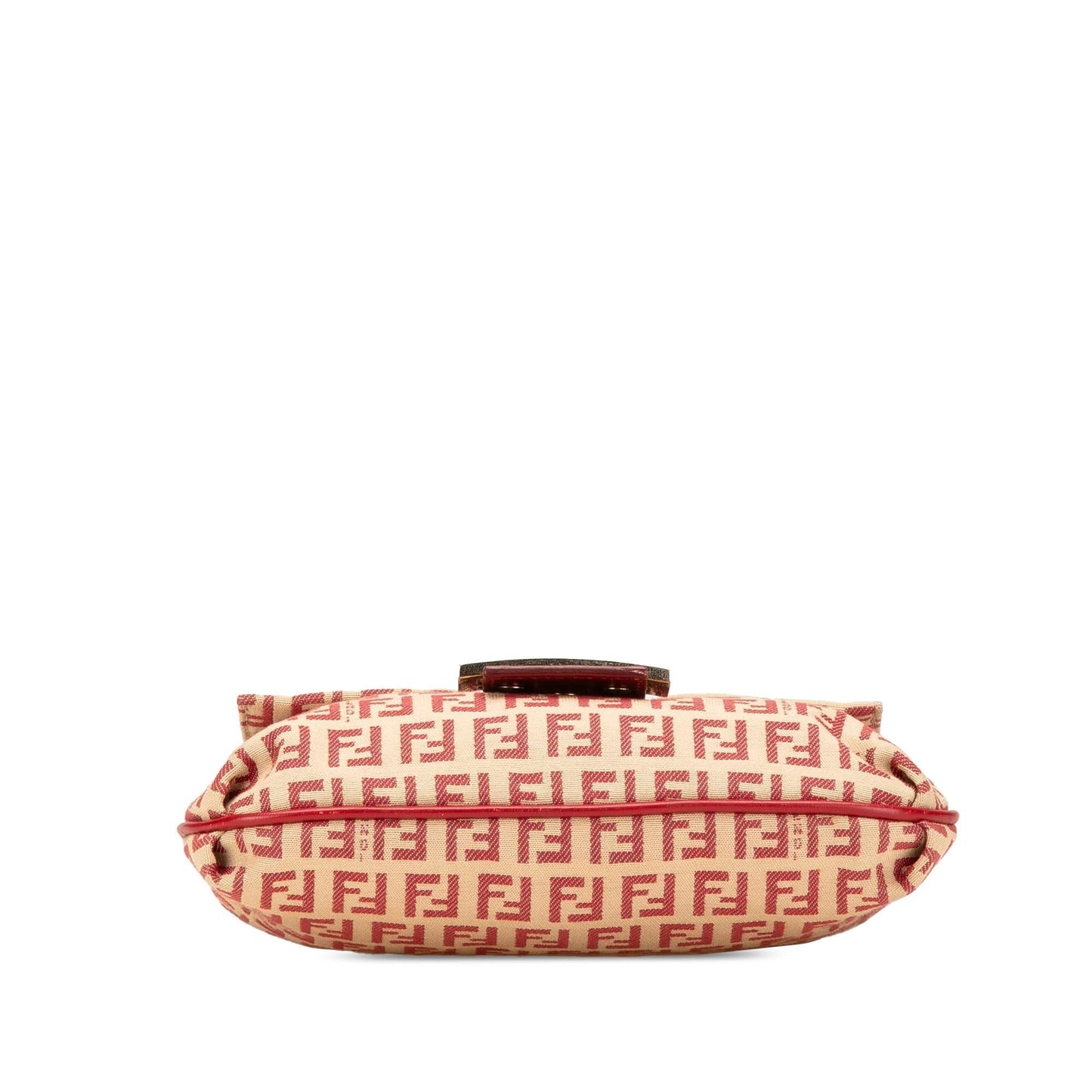 Fendi Baguette Zucchino Red Shoulder Bag Style 12