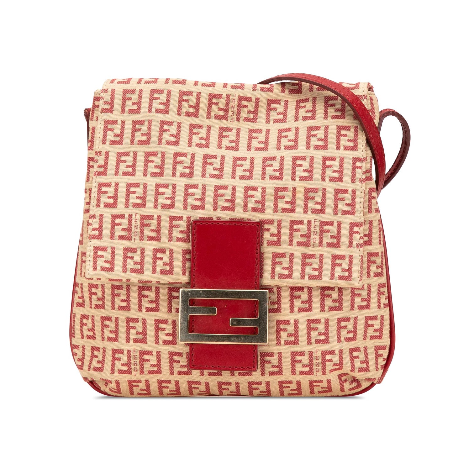 Fendi Luxury Zucchino Red Crossbody Style 7
