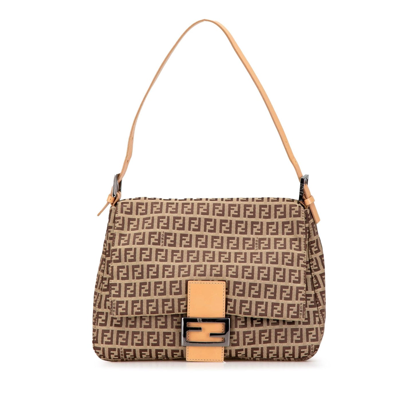 Fendi Zucchino Red Shoulder Bag