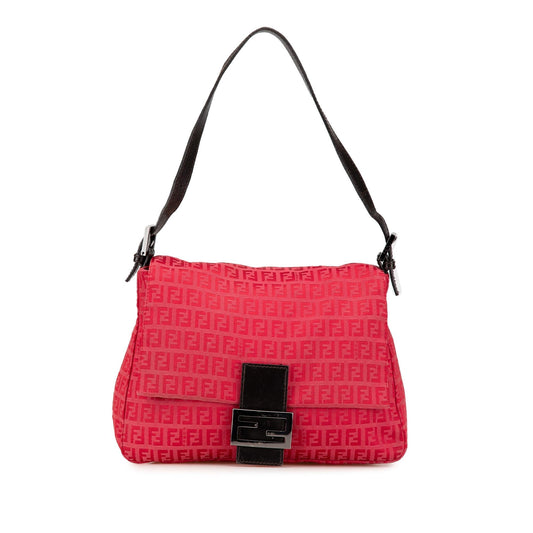 Fendi Tote Zucchino Red Tote Bag Style 8