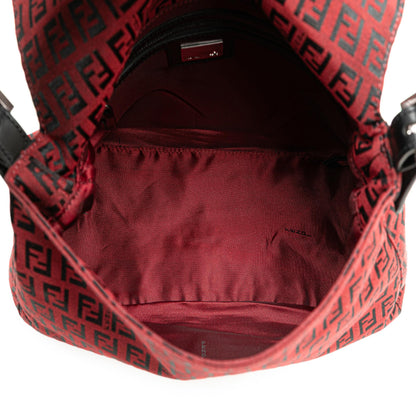 Fendi Zucchino Red Shoulder Bag Style 28