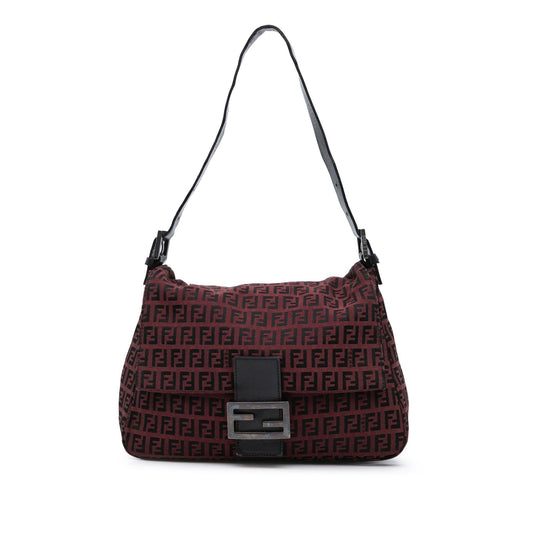 Fendi Zucchino Red Shoulder Bag Style 29