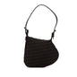 Fendi Zucchino Canvas Oyster Shoulder Bag (SHG-MyLE1w)